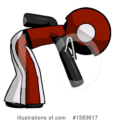 Royalty-Free (RF) Black Design Mascot Clipart Illustration by Leo Blanchette - Stock Sample #1583617