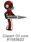 Black Design Mascot Clipart #1583622 by Leo Blanchette