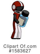 Black Design Mascot Clipart #1583627 by Leo Blanchette