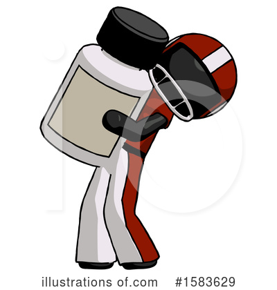 Royalty-Free (RF) Black Design Mascot Clipart Illustration by Leo Blanchette - Stock Sample #1583629