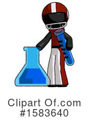 Black Design Mascot Clipart #1583640 by Leo Blanchette