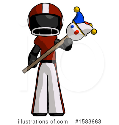 Royalty-Free (RF) Black Design Mascot Clipart Illustration by Leo Blanchette - Stock Sample #1583663