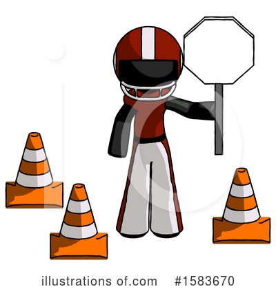 Royalty-Free (RF) Black Design Mascot Clipart Illustration by Leo Blanchette - Stock Sample #1583670