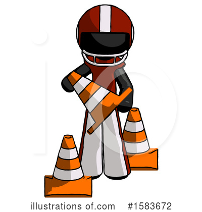 Royalty-Free (RF) Black Design Mascot Clipart Illustration by Leo Blanchette - Stock Sample #1583672