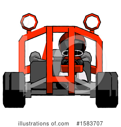 Royalty-Free (RF) Black Design Mascot Clipart Illustration by Leo Blanchette - Stock Sample #1583707