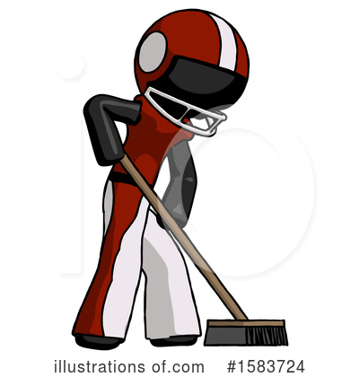 Royalty-Free (RF) Black Design Mascot Clipart Illustration by Leo Blanchette - Stock Sample #1583724