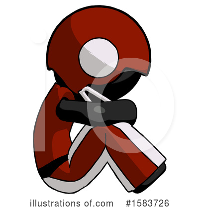 Royalty-Free (RF) Black Design Mascot Clipart Illustration by Leo Blanchette - Stock Sample #1583726