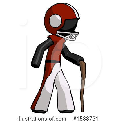 Royalty-Free (RF) Black Design Mascot Clipart Illustration by Leo Blanchette - Stock Sample #1583731