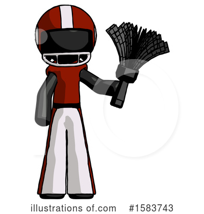 Royalty-Free (RF) Black Design Mascot Clipart Illustration by Leo Blanchette - Stock Sample #1583743