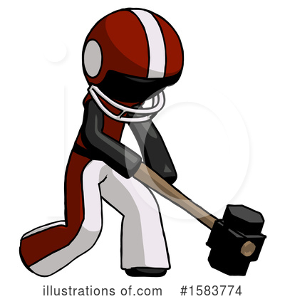 Royalty-Free (RF) Black Design Mascot Clipart Illustration by Leo Blanchette - Stock Sample #1583774