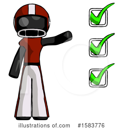 Royalty-Free (RF) Black Design Mascot Clipart Illustration by Leo Blanchette - Stock Sample #1583776