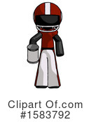 Black Design Mascot Clipart #1583792 by Leo Blanchette