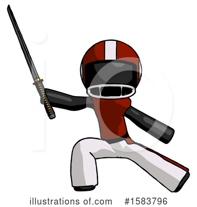Royalty-Free (RF) Black Design Mascot Clipart Illustration by Leo Blanchette - Stock Sample #1583796