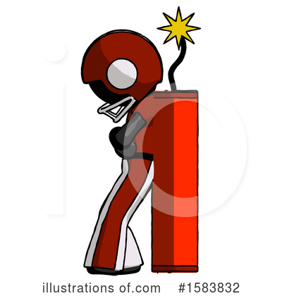 Royalty-Free (RF) Black Design Mascot Clipart Illustration by Leo Blanchette - Stock Sample #1583832
