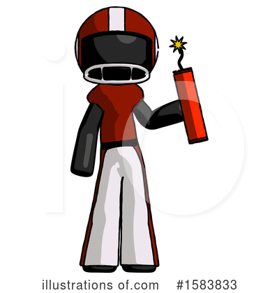 Royalty-Free (RF) Black Design Mascot Clipart Illustration by Leo Blanchette - Stock Sample #1583833