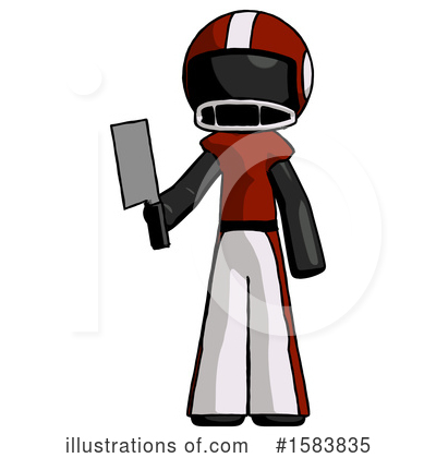 Royalty-Free (RF) Black Design Mascot Clipart Illustration by Leo Blanchette - Stock Sample #1583835