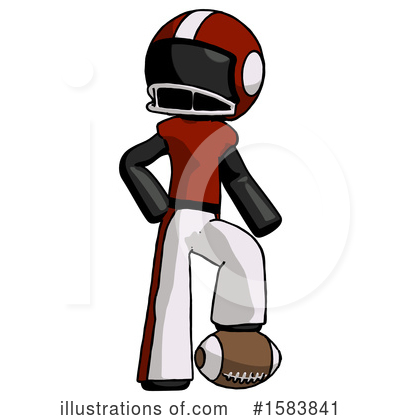 Royalty-Free (RF) Black Design Mascot Clipart Illustration by Leo Blanchette - Stock Sample #1583841