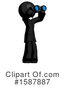 Black Design Mascot Clipart #1587887 by Leo Blanchette