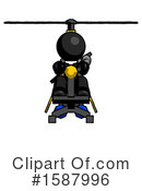 Black Design Mascot Clipart #1587996 by Leo Blanchette
