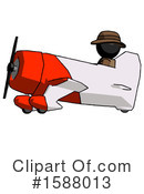 Black Design Mascot Clipart #1588013 by Leo Blanchette