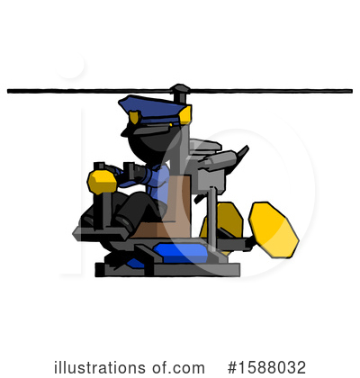 Royalty-Free (RF) Black Design Mascot Clipart Illustration by Leo Blanchette - Stock Sample #1588032