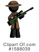 Black Design Mascot Clipart #1588039 by Leo Blanchette