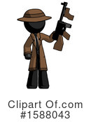 Black Design Mascot Clipart #1588043 by Leo Blanchette