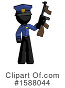 Black Design Mascot Clipart #1588044 by Leo Blanchette