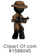 Black Design Mascot Clipart #1588045 by Leo Blanchette