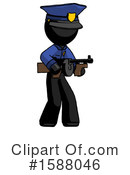Black Design Mascot Clipart #1588046 by Leo Blanchette