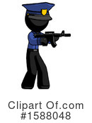 Black Design Mascot Clipart #1588048 by Leo Blanchette