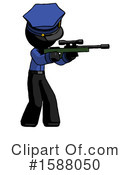 Black Design Mascot Clipart #1588050 by Leo Blanchette