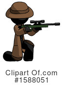 Black Design Mascot Clipart #1588051 by Leo Blanchette