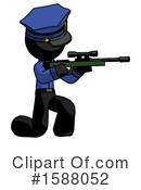Black Design Mascot Clipart #1588052 by Leo Blanchette