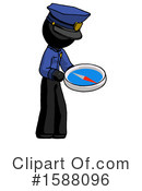 Black Design Mascot Clipart #1588096 by Leo Blanchette