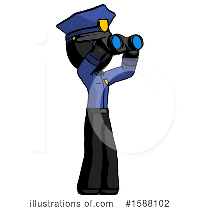 Royalty-Free (RF) Black Design Mascot Clipart Illustration by Leo Blanchette - Stock Sample #1588102