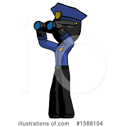 Royalty-Free (RF) Black Design Mascot Clipart Illustration by Leo Blanchette - Stock Sample #1588104