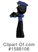 Black Design Mascot Clipart #1588106 by Leo Blanchette