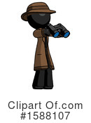Black Design Mascot Clipart #1588107 by Leo Blanchette