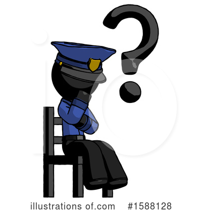 Royalty-Free (RF) Black Design Mascot Clipart Illustration by Leo Blanchette - Stock Sample #1588128