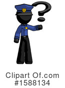 Black Design Mascot Clipart #1588134 by Leo Blanchette