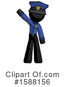 Black Design Mascot Clipart #1588156 by Leo Blanchette