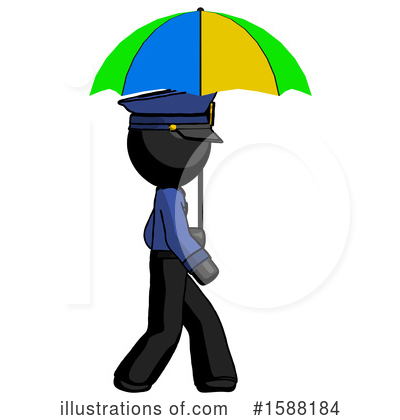 Royalty-Free (RF) Black Design Mascot Clipart Illustration by Leo Blanchette - Stock Sample #1588184