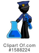 Black Design Mascot Clipart #1588224 by Leo Blanchette