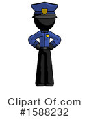 Black Design Mascot Clipart #1588232 by Leo Blanchette