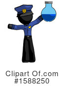 Black Design Mascot Clipart #1588250 by Leo Blanchette