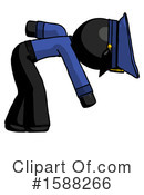 Black Design Mascot Clipart #1588266 by Leo Blanchette