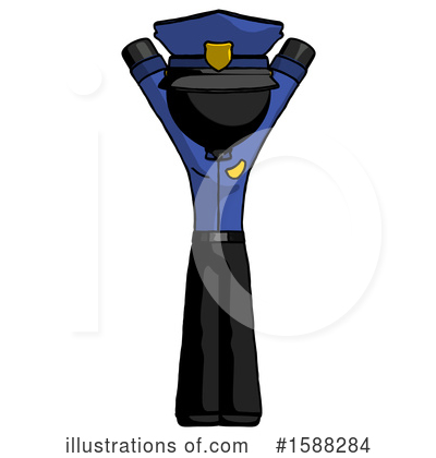 Royalty-Free (RF) Black Design Mascot Clipart Illustration by Leo Blanchette - Stock Sample #1588284