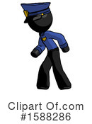 Black Design Mascot Clipart #1588286 by Leo Blanchette