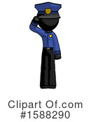 Black Design Mascot Clipart #1588290 by Leo Blanchette